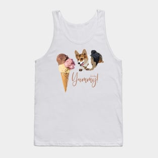 Ice Cream Dog Foodies Tank Top